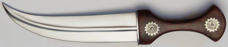 Arabischer Krumdolch Jambiya Kampf Dolch b.z.w Messer Scharf circa 1400 jhd