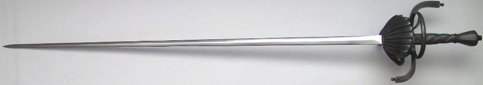Florentiner Rapier circa 16 jhd Kampf Schwert Scharf
