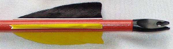 Sportpfeil aus Holz ab 60 cm
