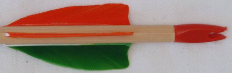 Sportpfeil aus Holz ab 60 cm
