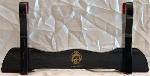 1er Katana St�nder Schwarz mit Stoffauflage