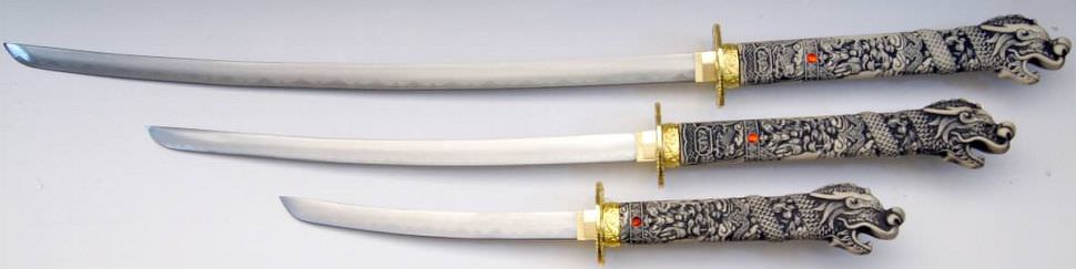 Highlander Conner Schwarz Schwerter Set