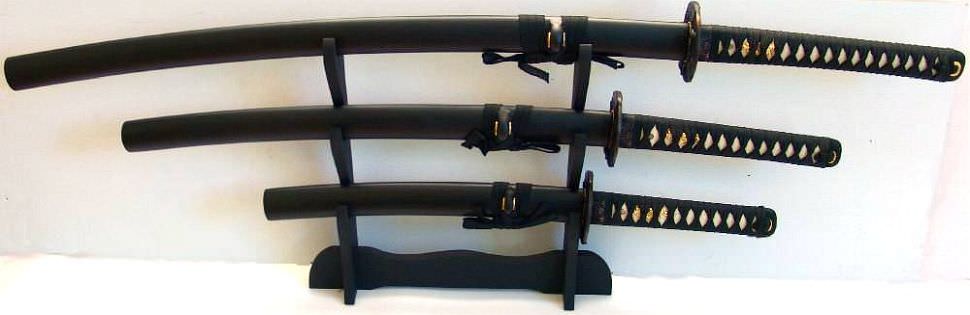 Samurai Schwerter 3er Set