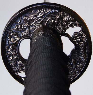 Samurai Katana 2er Set Weißerr Drache