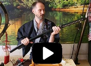 Samurai Schwert der Ehre echtes + Kobuse