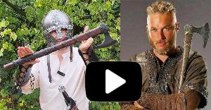 Ragnar Lothbrok Axt aus Vikings kampftauglich + scharf