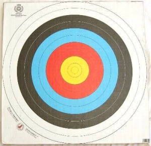 Zielscheibe zum Bogenschießen Scheibenplatte aus Karphos bis 40 LBS