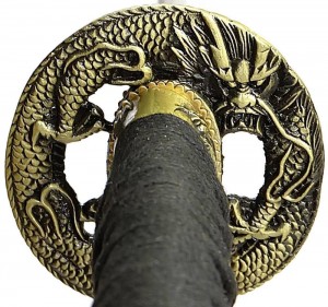 Tsuba am griff Iaito kaufen Samurai Schwert, Katana Makoto für Körpergröße 180 - 185 cm