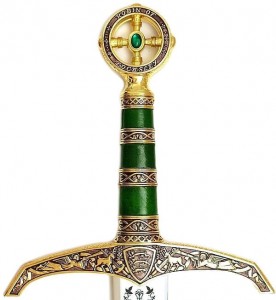 andere seite Griff Gold Sonderedition von Locksley Schwert