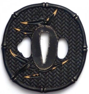 Bamboo Mat Katana- Samuraischwert von Hanwei Die Tsuba