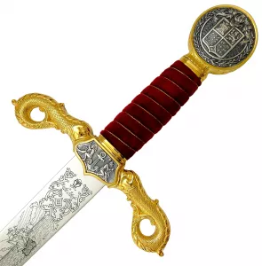 Der Griff Christoph Kolumbus Schwert