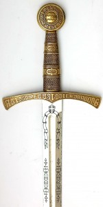 Der Griff Französiches Mittelalterschwert 14 Jhdt - Dekoration