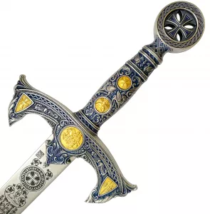 Der Griff Schwert Templerorden silber von Marto