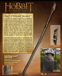 mit Zubehör Der Stab von Gandalf dem Grauen von UC