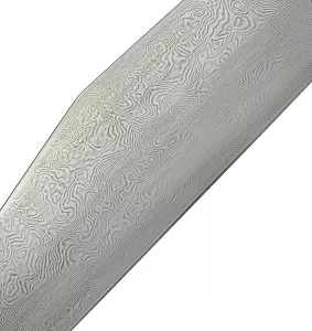 Detail Langsax aus Damaststahl von Cold Steel