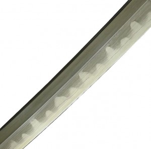 Detail Wakizashi + Soshu Kitae + gefaltet Nakamikado