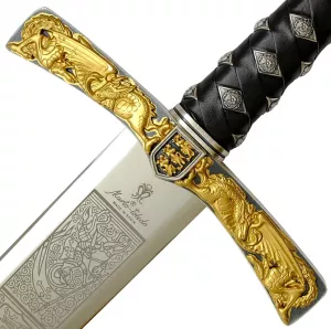 Die Parierstange Schwert König Richard Löwenherz
