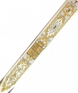 Gravur Schwert der Katholische Könige Claymore