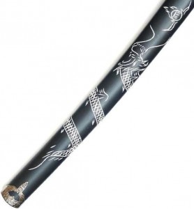 Gravur Schwerterset Drachen Samurai Katana