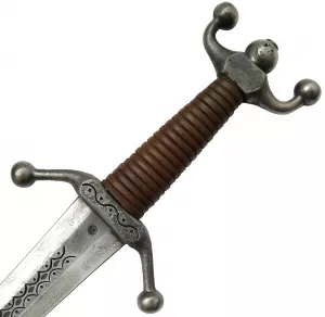 Der Griff Keltischen Langschwert + scharf + kampfschwert