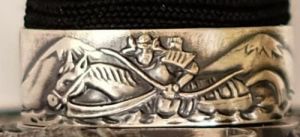 Griff Schwarzes Katana Samuraischwert von Marto