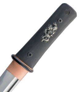 Griff Tanto Dragon King + echt +scharf