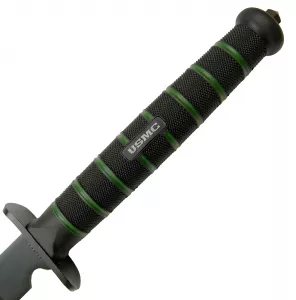 Griff USMC Blackout Combat Tanto Schwert mit Nylonscheide