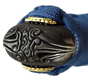 Kashira Samuraischwert- Katana Arata dunkeblau