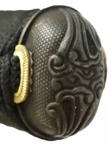 Kashira Katana der Ehre echtes Samuraischwert + Kobuse