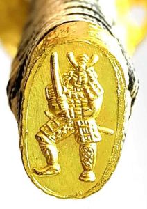Kashira Samurai Katana Schwerter schwarz Set