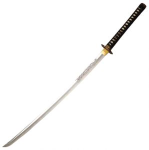 Klinge Toyohi echtes Samurai Schwert Katana + Drachen Gravur + Kobuse
