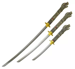 Klingen Highlander Schwert Connor Macleod schwarz Schwerter Set
