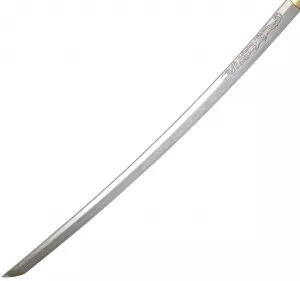Klinge Katana + Makuri + gefaltet + echter Hamon