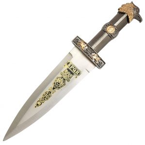 Klinge Römerdolch mit Metallscheide