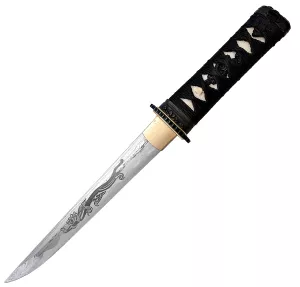 Klinge Panther Tanto aus Damast- gefaltet