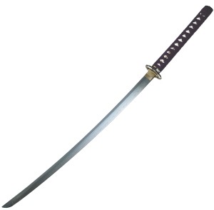 Klinge-Samuraischwert der 12 Fächer mit speziellem Hamon echt und scharf