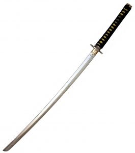 Die Klinge Schwarzes Katana Samuraischwert von Marto