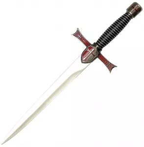 Klinge Templerdolch mit Scheide