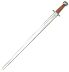 Klinge Wikingerschwert auf dem Buch Sword of The Viking Age