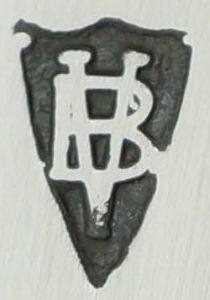 Logo vom Schmied Wikingerschwert, echt, Musee de lArmee nach Museumsvorlage