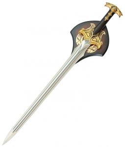 mit Halterung Das Schwert von Bard dem Bogenschützen aus Der Hobbit