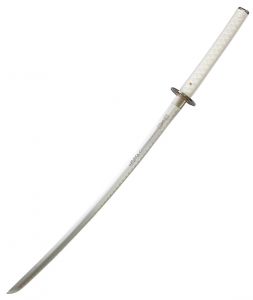 ohne saya Iron Fist Samurai Katana von Colleen Wing weißes Schwert