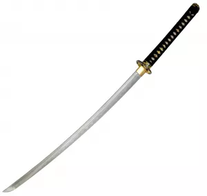 ohne Saya Katana Kirschblüten + Kobuse + gefaltet + echter Hamon