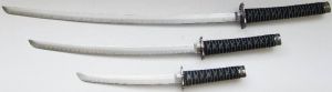 ohne staenter Schwerterset Drachen Samurai Katana