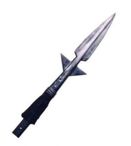 Flügellanze Version 4 Stangenwaffe Mittelalter
