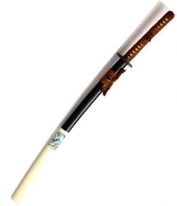 Katana Tiger mit Damast- gefaltet kaufen
