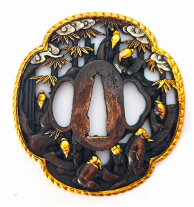 Samuraischwert Kirschblüten + Wariha Tetsu