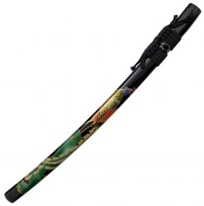 Saya Katana Phoenix Red Black + gefaltet