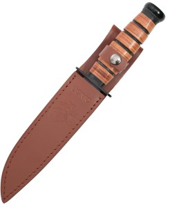 Scheide Kampfmesser UC Marine Corps mit schwarzer Klinge und Goldätzung