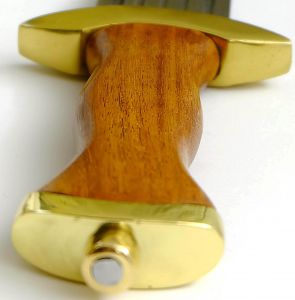 Schweizer Baselard Schwert Griff von oben